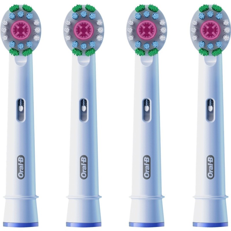 Oral-B Pro 3D White Børstehoveder Hvid, 4 stk.